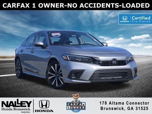 Certified 2022 Honda Civic EX image 1