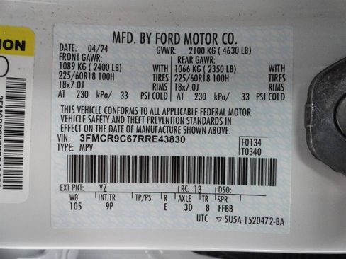 Certified 2024 Ford Bronco Sport Outer Banks AWD/4WD image 23