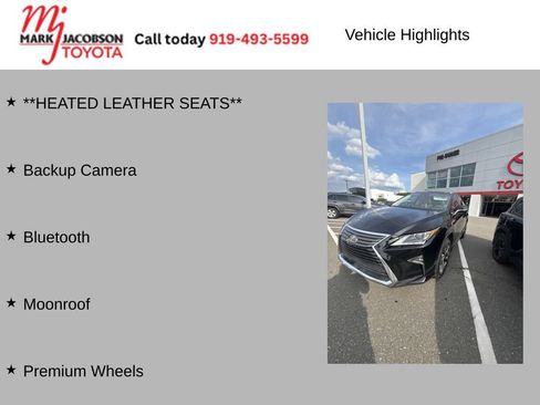 Used 2016 Lexus RX 350 FWD w/ Premium Package image 5