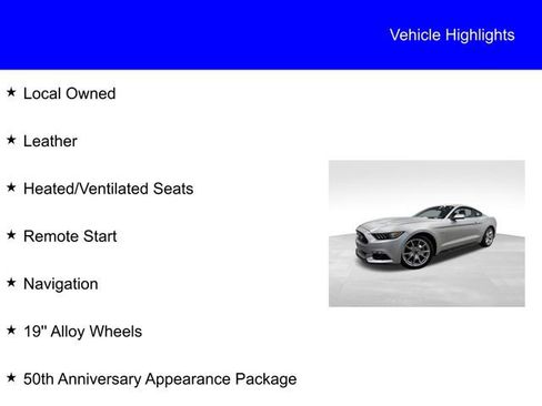Used 2015 Ford Mustang GT Premium w/ Equipment Group 401A RWD image 2
