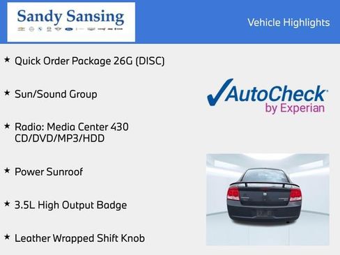 Used 2010 Dodge Charger SXT w/ Sun & Sound Group RWD image 7