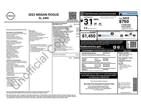 Certified 2023 Nissan Rogue SL w/ SL Premium Package AWD/4WD image 2