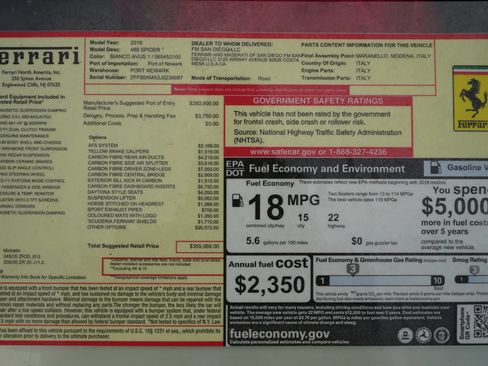 Used 2018 Ferrari 488 Spider RWD image 22