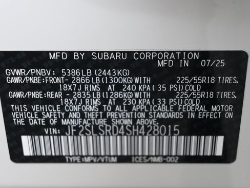 Used 2025 Subaru Forester Limited w/ Protection Package (1PH) AWD/4WD image 38