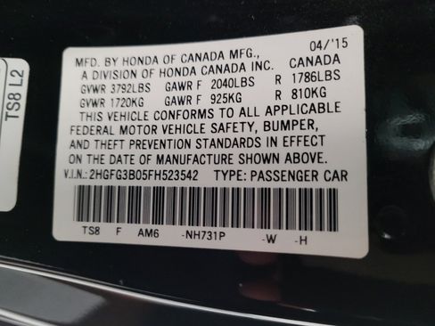 Used 2015 Honda Civic EX-L image 33