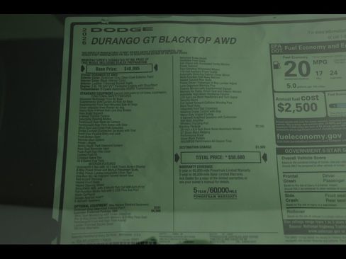 New 2026 Dodge Durango GT image 27