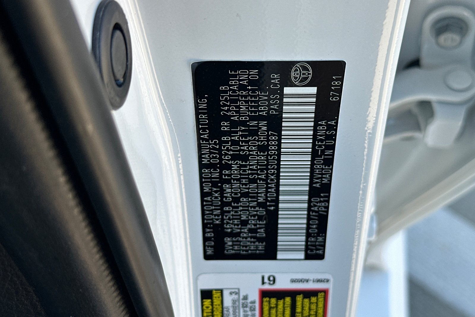 Certified 2025 Toyota Camry LE FWD image 26