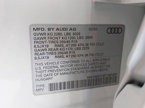 New 2026 Audi Q3 quattro 2.0T AWD/4WD image 40