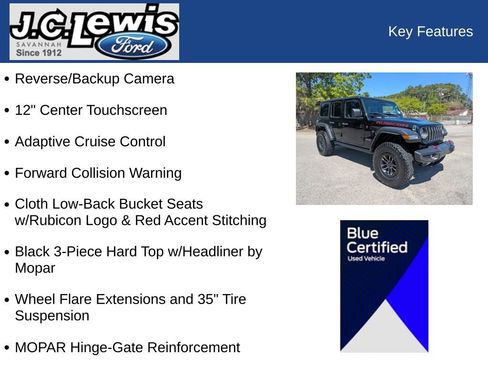 Used 2024 Jeep Wrangler Unlimited Rubicon w/ XTREMEE 35" Tire Package AWD/4WD image 28