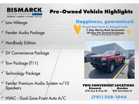 Used 2024 Nissan Frontier SV w/ Hardbody Edition AWD/4WD image 5