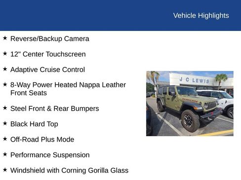 Used 2026 Jeep Wrangler Unlimited Rubicon w/ Steel Bumper Group AWD/4WD image 14