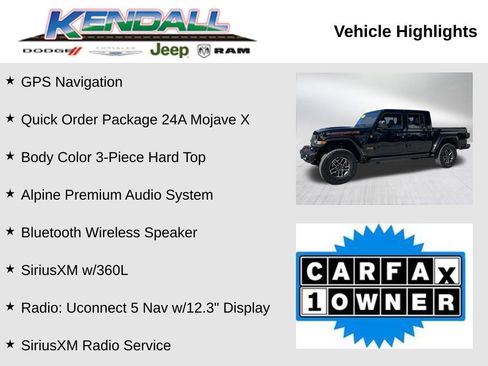 Used 2025 Jeep Gladiator Mojave image 3