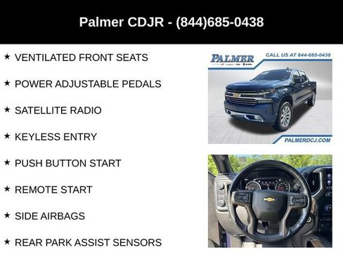 Used 2019 Chevrolet Silverado 1500 High Country w/ Technology Package AWD/4WD image 18