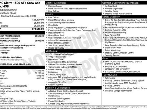 Used 2024 GMC Sierra 1500 AT4 w/ Technology Package AWD/4WD image 1