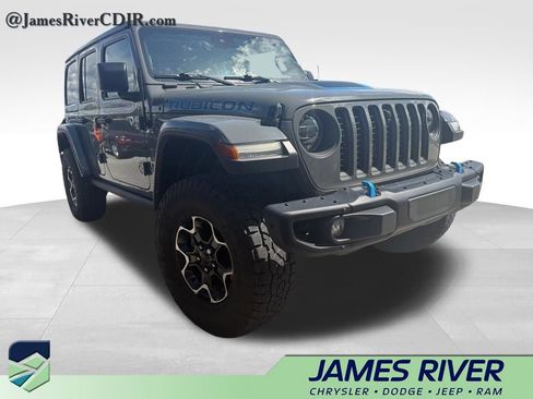 Used 2021 Jeep Wrangler Unlimited Rubicon 4xe w/ Steel Bumper Group image 4