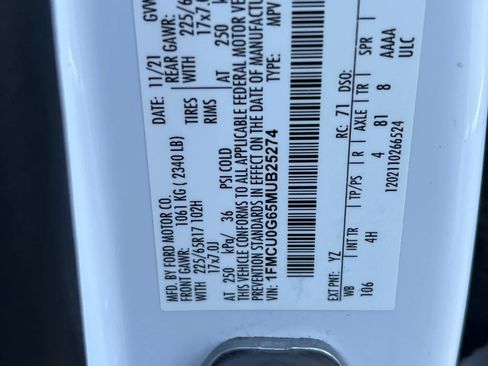 Used 2021 Ford Escape SE image 31