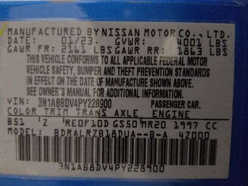 Used 2023 Nissan Sentra SR w/ Trunk Package FWD image 33