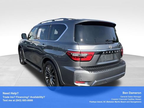 Used 2023 Nissan Armada Platinum w/ Captain's Chairs Package RWD image 7