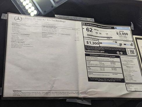 New 2025 Mercedes-Benz G 580 w/ EQ Technology image 22
