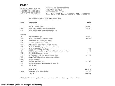 Certified 2024 Mercedes-Benz G 63 AMG 4MATIC image 4