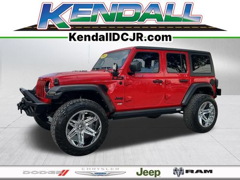 Used 2022 Jeep Wrangler Unlimited Sport image 1