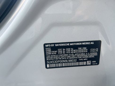 Used 2022 BMW X3 xDrive30i w/ Convenience Package AWD/4WD image 20
