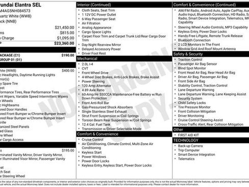 Used 2022 Hyundai Elantra SEL w/ Cargo Package FWD image 4