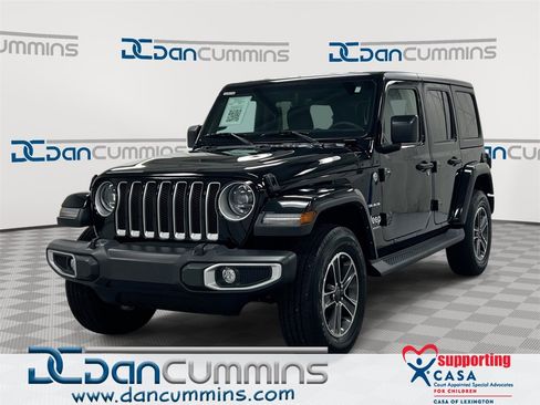 Used 2023 Jeep Wrangler Sahara w/ LED Lighting Group image 1