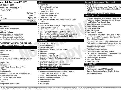 Certified 2024 Chevrolet Traverse LT image 3