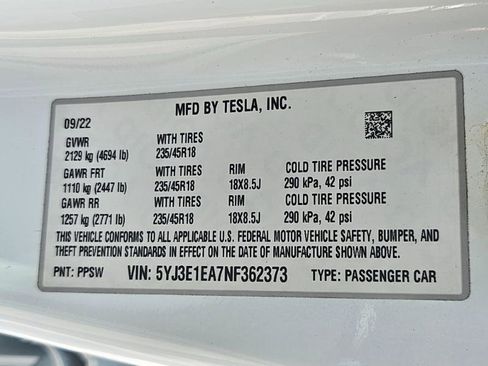 Used 2022 Tesla Model 3 RWD image 34