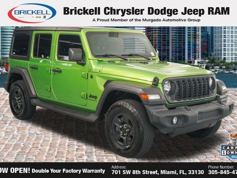 Used 2025 Jeep Wrangler Unlimited Sport AWD/4WD image 1