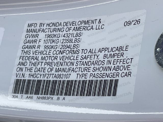 New 2026 Honda Accord LX image 25