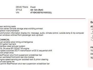 Used 2006 Toyota Avalon XLS video 1