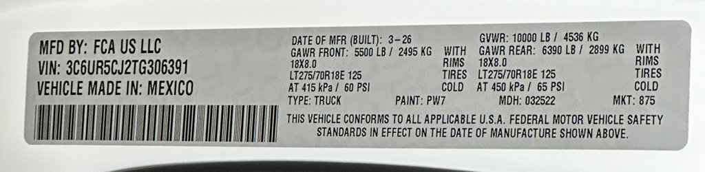 New 2026 RAM 2500 Tradesman AWD/4WD image 46