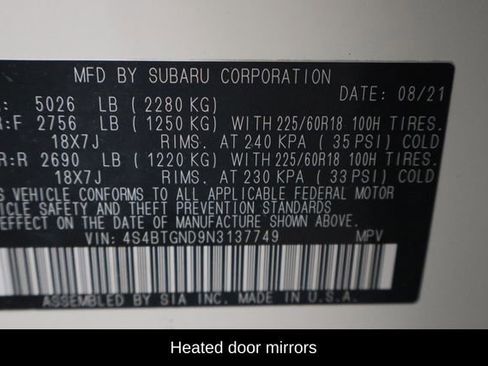 Used 2022 Subaru Outback Limited XT image 25