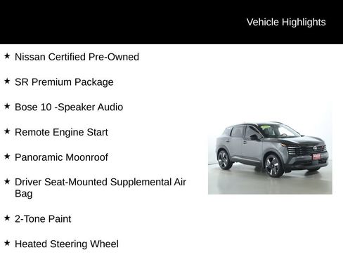 Certified 2025 Nissan Kicks SR w/ SR Premium Package image 4