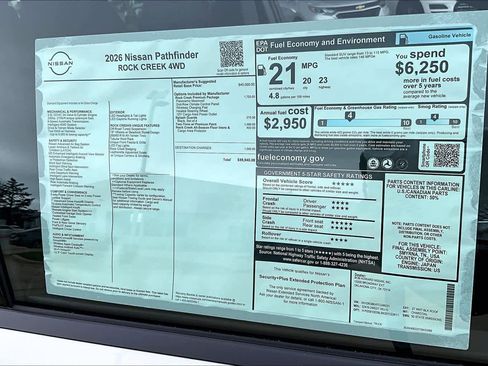 New 2026 Nissan Pathfinder Rock Creek AWD/4WD image 20