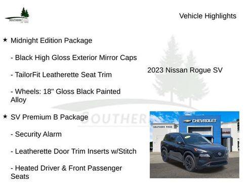 Used 2023 Nissan Rogue SV w/ SV Premium B Package image 17