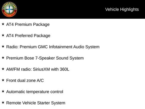 Used 2024 GMC Sierra 1500 AT4 w/ Technology Package AWD/4WD image 7