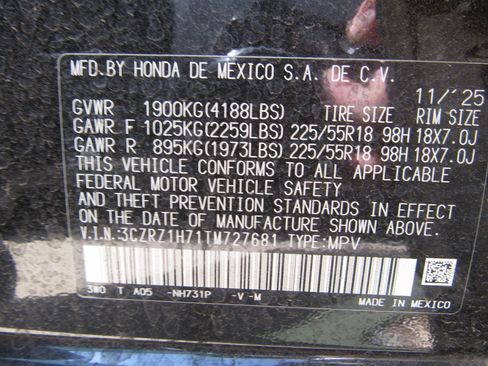 Used 2026 Honda HR-V EX-L image 6