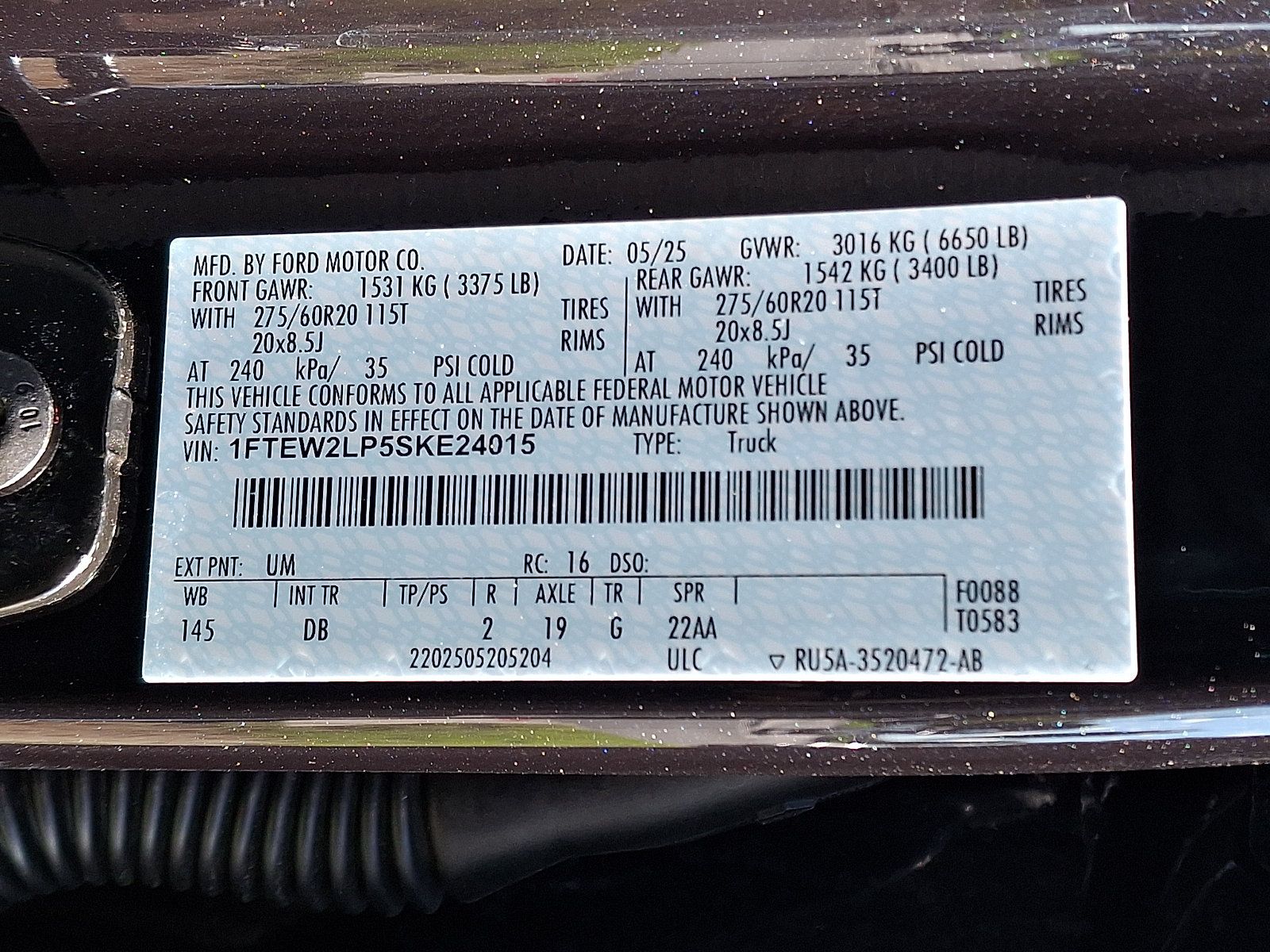 Used 2025 Ford F150 STX w/ Equipment Group 200A AWD/4WD image 30