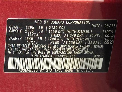 Used 2018 Subaru Outback 2.5i Premium AWD/4WD image 48