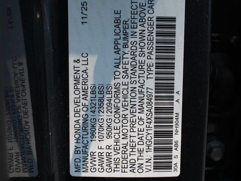 Used 2025 Honda Accord SE image 28