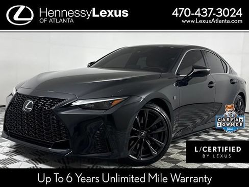 Certified 2025 Lexus IS 350 F Sport w/ Accessory Package RWD image 1