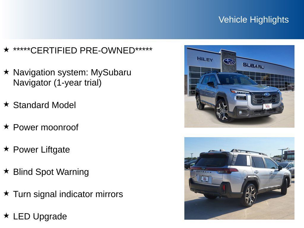 Certified 2026 Subaru Outback Touring XT AWD/4WD image 5