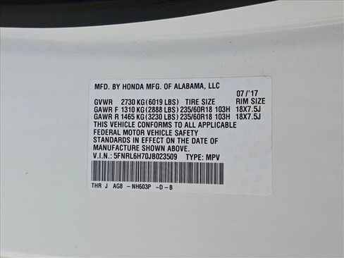 Used 2018 Honda Odyssey EX-L image 28