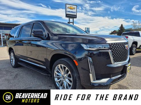 Used 2021 Cadillac Escalade ESV Premium Luxury w/ Driver Assist Tech Package image 1