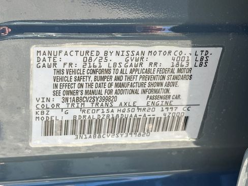 Used 2025 Nissan Sentra SV w/ All-Weather Package image 25