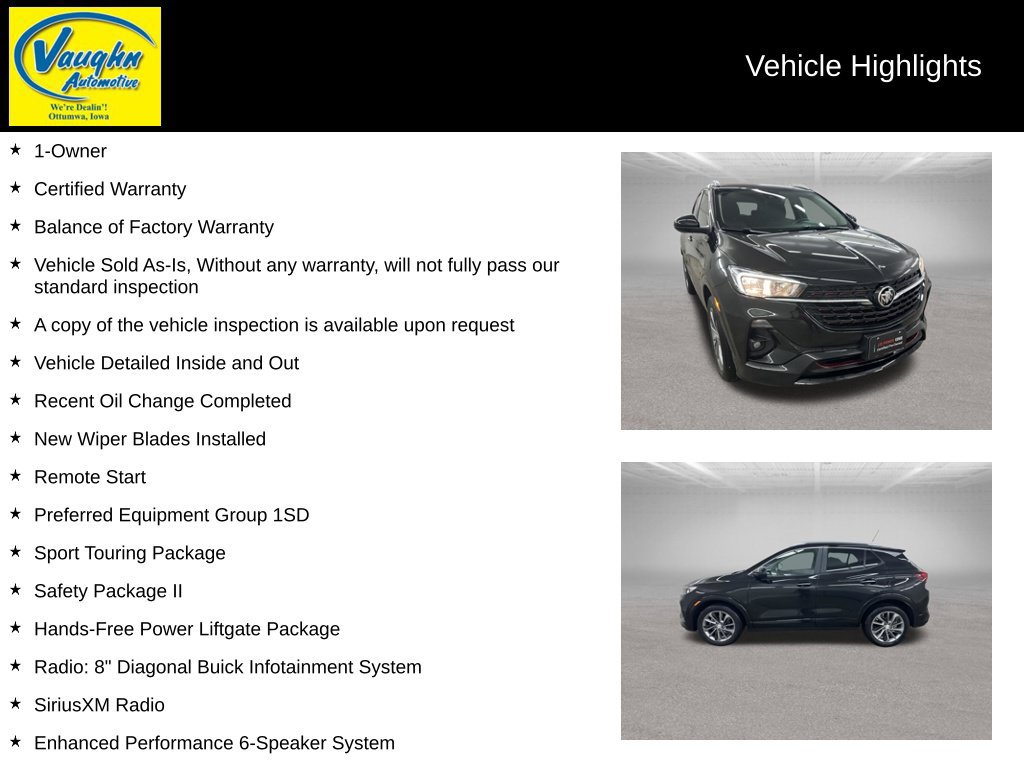 Used 2023 Buick Encore GX Select w/ Sport Touring Package FWD image 2