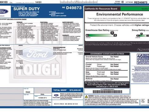 Certified 2024 Ford F250 Lariat w/ Black Appearance Package image 39